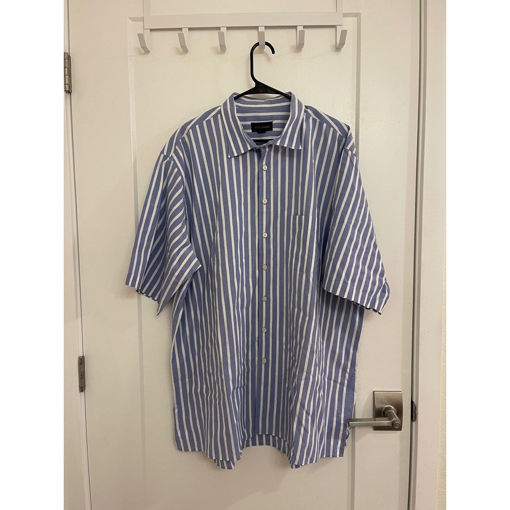 Scott Barber 2XL Men's Preppy Button Up Shirt Classic Vacation Summer